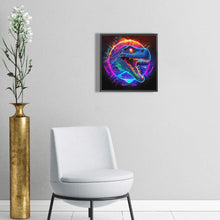 Load image into Gallery viewer, Diamond Painting - Full Round - color tyrannosaurus rex (30*30CM)