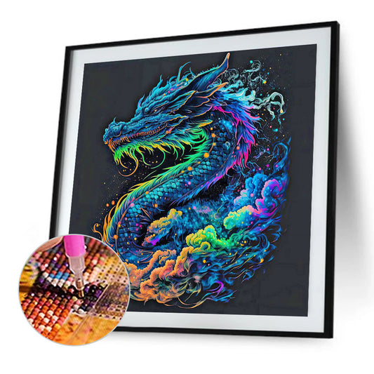 Diamond Painting - Full Round - color dragon (30*30CM)