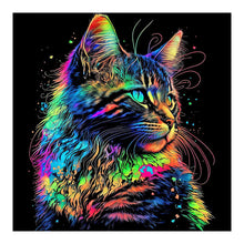 Load image into Gallery viewer, Diamond Painting - Full Round - color cat (30*30CM)