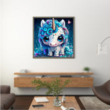 Load image into Gallery viewer, Diamond Painting - Full Round - jeweled unicorn (30*30CM)