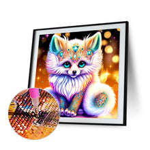 Load image into Gallery viewer, Diamond Painting - Full Round - Jeweled little arctic fox (30*30CM)