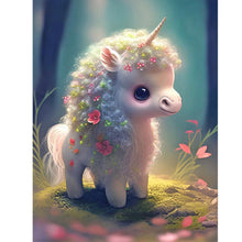 Load image into Gallery viewer, Diamond Painting - Full Round - flower version zodiac dog (30*40CM)