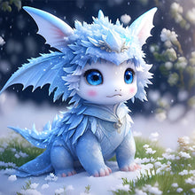 Load image into Gallery viewer, Diamond Painting - Full Round - Winter Edition Zodiac Dragon (30*30CM)
