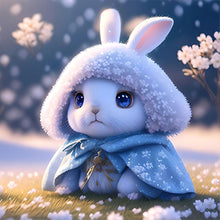 Load image into Gallery viewer, Diamond Painting - Full Round - Winter Edition Zodiac Rabbit (30*30CM)
