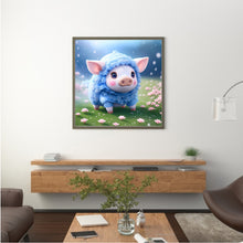 Load image into Gallery viewer, Diamond Painting - Full Round - Winter version of the zodiac pig (30*30CM)