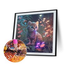 Load image into Gallery viewer, Diamond Painting - Full Round - kitten (30*30CM)