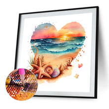 Load image into Gallery viewer, Diamond Painting - Full Round - love beach (30*30CM)