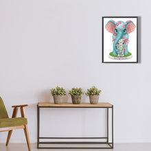 Load image into Gallery viewer, Diamond Painting - Partial Special Shaped - elephant mother and child (30*40CM)