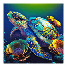 Load image into Gallery viewer, Diamond Painting - Full Round - sea turtle (30*30CM)