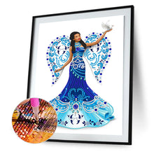 Load image into Gallery viewer, Diamond Painting - Partial Special Shaped - dress angel lady (30*40CM)