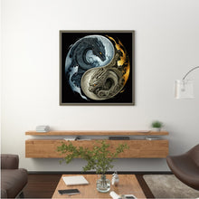 Load image into Gallery viewer, Diamond Painting - Full Round - Dragon Yin Yang Diagram (30*30CM)