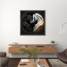Load image into Gallery viewer, Diamond Painting - Full Round - Horse Yin Yang Diagram (30*30CM)