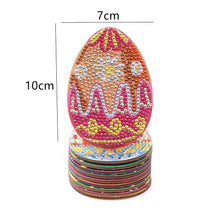 Load image into Gallery viewer, 10pcs DIY Anti Slip Coasters Stackable Creative for Tabletop Protection (AA1166)