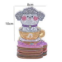 Load image into Gallery viewer, 10pcs DIY Anti Slip Coasters Stackable Creative for Tabletop Protection (AA1172)