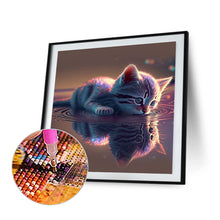 Load image into Gallery viewer, Diamond Painting - Full Round - kitten (30*30CM)