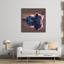 Load image into Gallery viewer, Diamond Painting - Full Round - kitten (30*30CM)