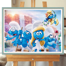 Load image into Gallery viewer, Diamond Painting - Full Round - The Smurfs (40*30CM)