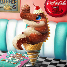 Load image into Gallery viewer, Diamond Painting - Full Square - Dessert Animals (30*30CM)