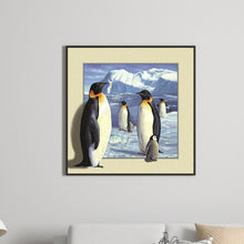 Load image into Gallery viewer, Diamond Painting - Full Square - snow mountain penguin (30*30CM)