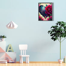 Load image into Gallery viewer, Diamond Painting - Full Round - rose love spider web (30*40CM)