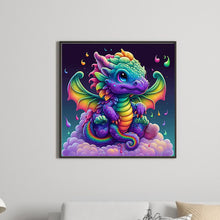 Load image into Gallery viewer, Diamond Painting - Full Round - baby dragon (45*45CM)