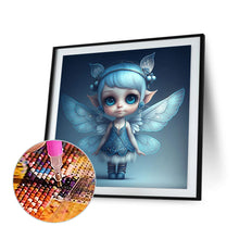 Load image into Gallery viewer, Diamond Painting - Full Round - little angel girl with wings (35*35CM)
