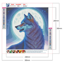Load image into Gallery viewer, Diamond Painting - Full Round - Wolf (30*30CM)