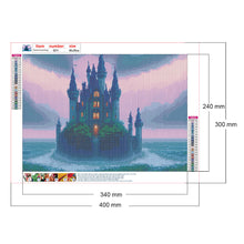 Load image into Gallery viewer, Diamond Painting - Full Round - sea castle (40*30CM)