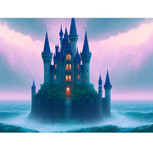 Load image into Gallery viewer, Diamond Painting - Full Round - sea castle (40*30CM)