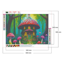 Load image into Gallery viewer, Diamond Painting - Full Round - mushroom house (40*30CM)