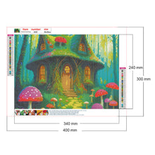 Load image into Gallery viewer, Diamond Painting - Full Round - mushroom house (40*30CM)