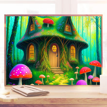 Load image into Gallery viewer, Diamond Painting - Full Round - mushroom house (40*30CM)