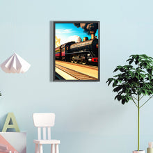 Load image into Gallery viewer, Diamond Painting - Full Round - moving train (30*40CM)