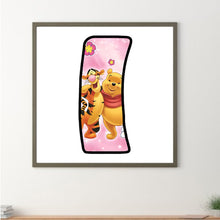 Load image into Gallery viewer, Diamond Painting - Full Round - pooh letter i (30*30CM)