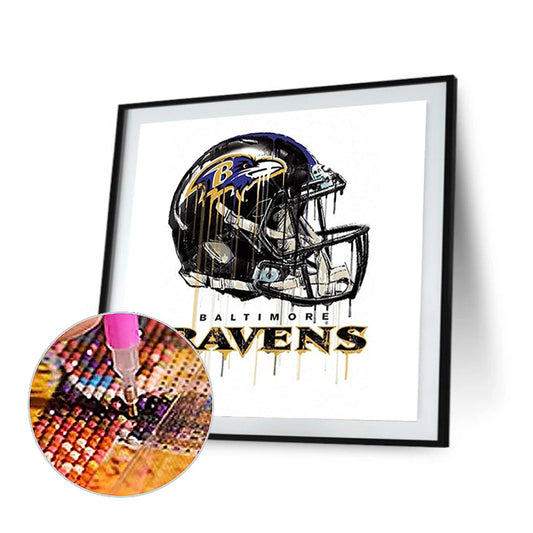 Diamond Painting - Full Round - NFL Baltimore Ravens (40*40CM)