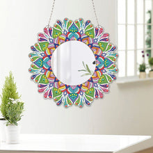 Load image into Gallery viewer, DIY Compact Mirror Paint by Number Kits Hanging Flower Home Decor (A002)