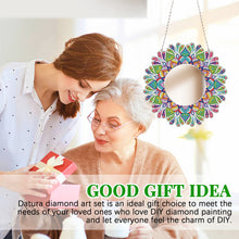 Load image into Gallery viewer, DIY Compact Mirror Art Craft Set Hanging Pocket Mirror Flower for Adult and Kids