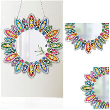 Load image into Gallery viewer, DIY Compact Mirror Art Craft Set Hanging Pocket Mirror Flower for Adult and Kids