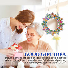 Load image into Gallery viewer, DIY Compact Mirror Art Craft Set Hanging Pocket Mirror Flower for Adult and Kids