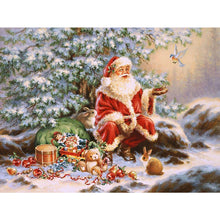 Load image into Gallery viewer, Diamond Painting - Full Round - Santa Claus (40*30CM)