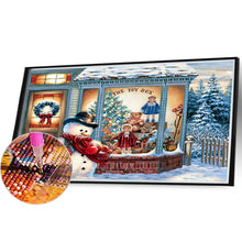 Load image into Gallery viewer, Diamond Painting - Full Round - Christmas snowman (40*30CM)