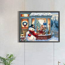 Load image into Gallery viewer, Diamond Painting - Full Round - Christmas snowman (40*30CM)