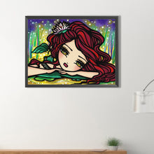 Load image into Gallery viewer, Diamond Painting - Full Round - curly hair girl (40*30CM)