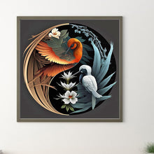 Load image into Gallery viewer, Diamond Painting - Full Round - Yin and Yang diagram of parrot (40*40CM)