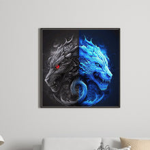 Load image into Gallery viewer, Diamond Painting - Full Round - Dragon Yin Yang Diagram (50*50CM)