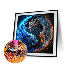 Load image into Gallery viewer, Diamond Painting - Full Round - Dragon Yin Yang Diagram (50*50CM)