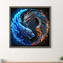 Load image into Gallery viewer, Diamond Painting - Full Round - Dragon Yin Yang Diagram (50*50CM)