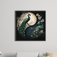 Load image into Gallery viewer, Diamond Painting - Full Square - Peacock Yin Yang Diagram (30*30CM)