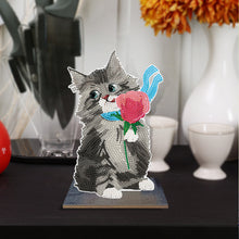 Load image into Gallery viewer, DIY Crystal Diamond Ornament Art Crafts Wooden Point Drilling Ornament Kids Gift