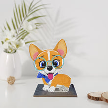 Load image into Gallery viewer, DIY Crystal Diamond Ornament Art Crafts Wooden Point Drilling Ornament Kids Gift